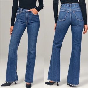 Abercrombie and Fitch Ultra High Rise 70s Vintage Flare